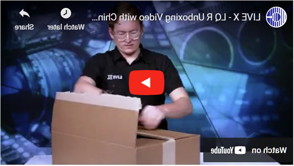 LIVE X - LQ R Unboxing Video with Chinese subtitles